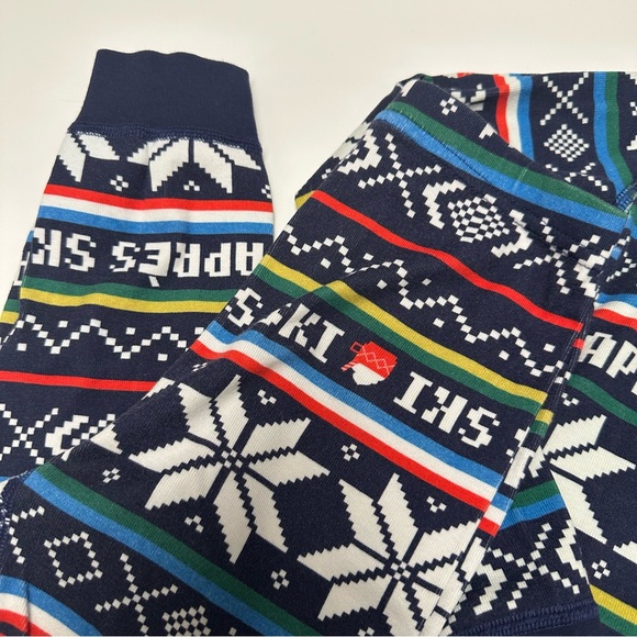 HANNA ANDERSSON size 120 6-7 Apres Ski Long John Pajamas EUC - Picture 3 of 5